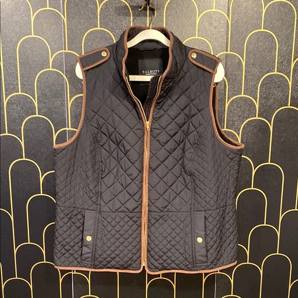 Talbots quilted vest size 1x petite - Picture 1 of 4